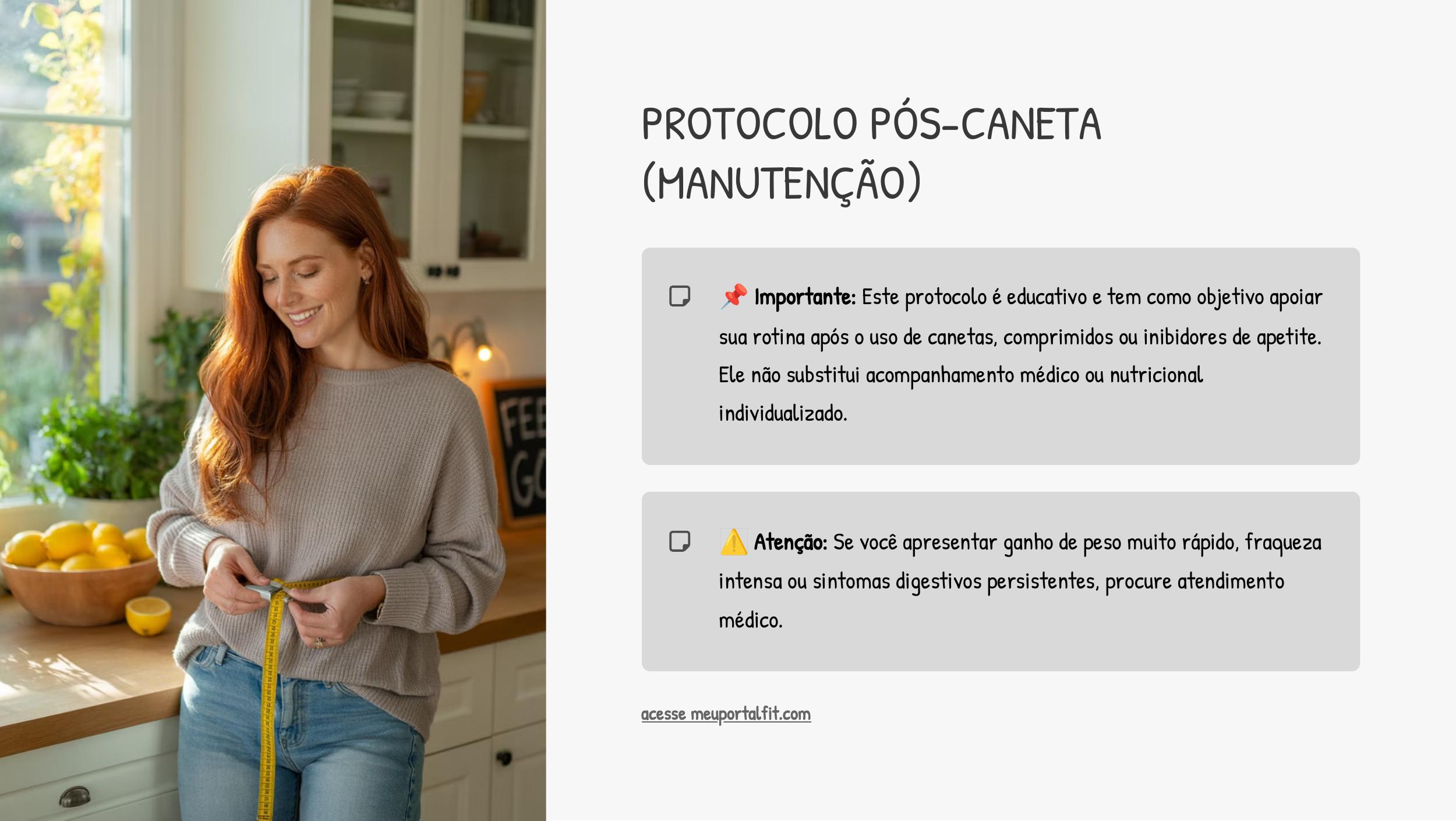 Protocolo Pós-Caneta Manutenção